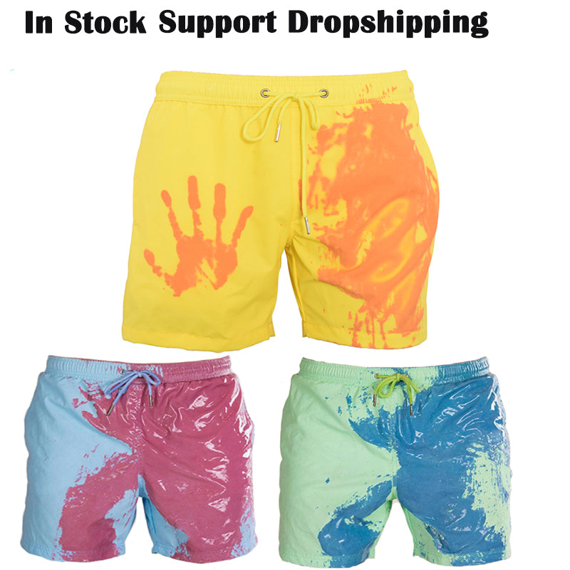 AMERISKY DISTRIBUTERS Change Color Beach Shorts