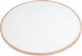Alivia End Table in Rose Gold & Frosted Glass 81837