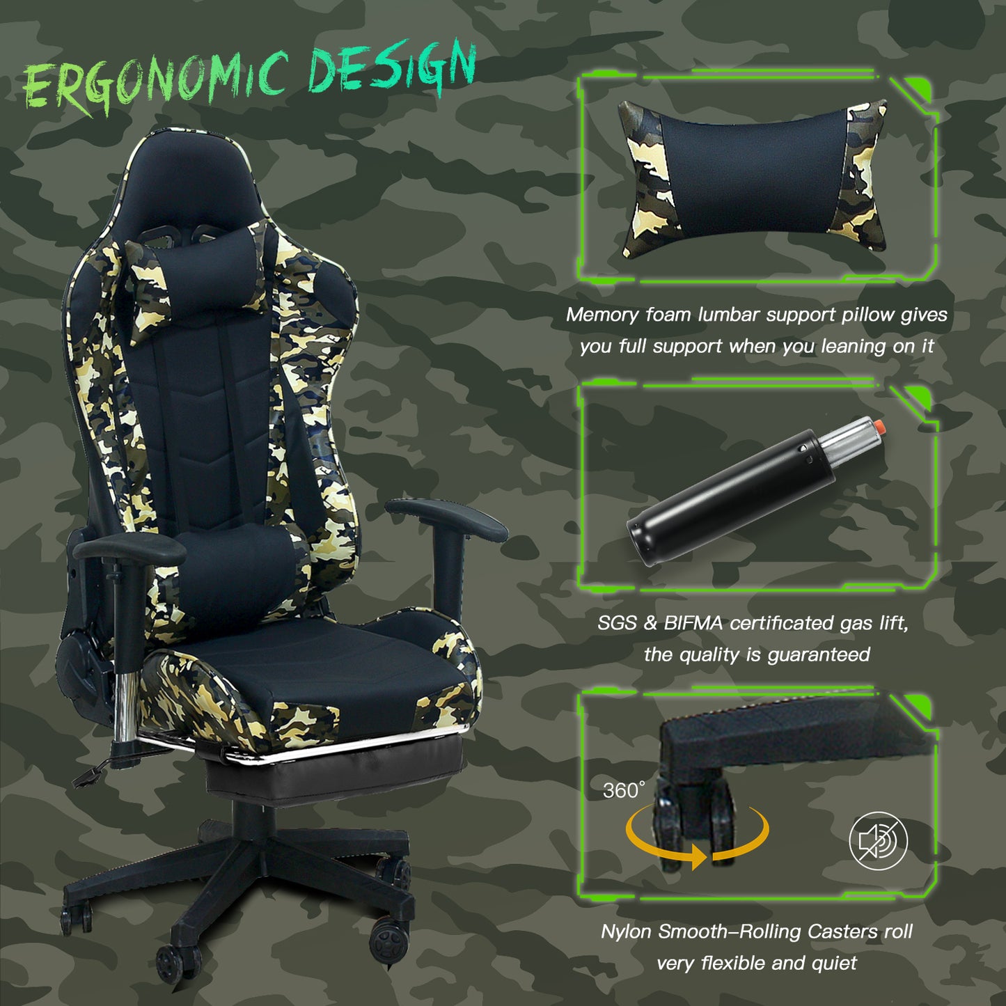 office chair Camouflage