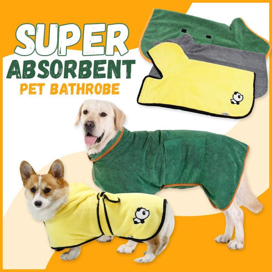 Dog Bathrobe Towel Bath Robe