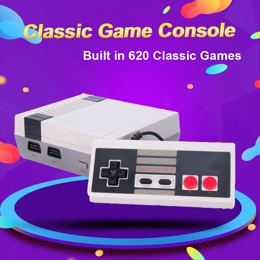 Consola de videojuegos Mini TV, consola NES de 8 bits, juegos Retro integrados 620, salida de TV compatible, regalo para niños