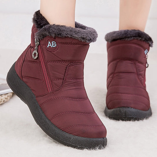 Snow Boots Waterproof For Women Lightweight Ankle Boots
