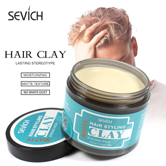 Sevich Hair Styling Matte Hair Clay Lasting Strong Hold Easy Wash Smooth