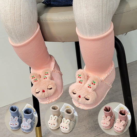 Babys Fleece-Lined Slipper Socks
