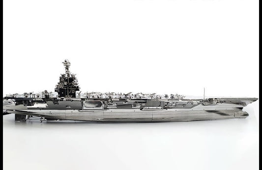 METAL OCEAN.  Metal USS Gerald R. Ford BATTLESHIP DIY Assemble Kit.