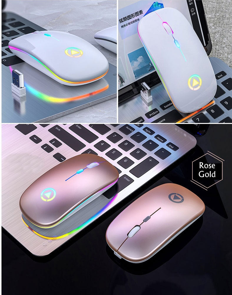 SerpentBugatii77 RGB Wireless USB Rechargeable Mouse